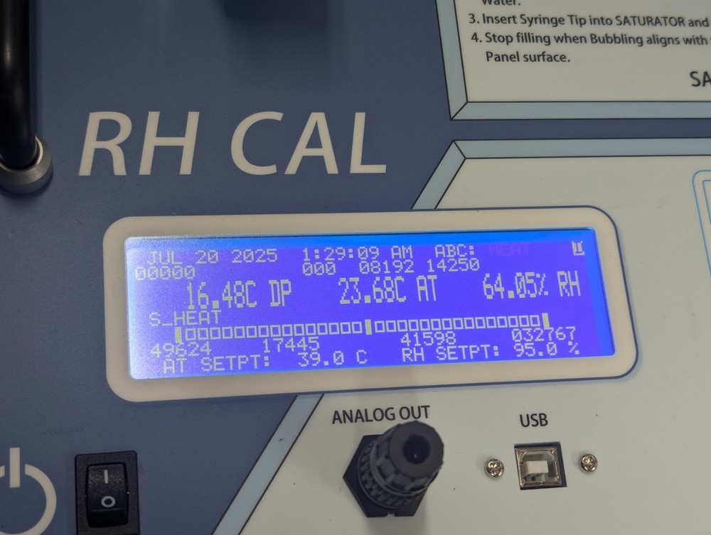 EDGETECH Instruments RH CAL Portable Relative Humidity Calibrator