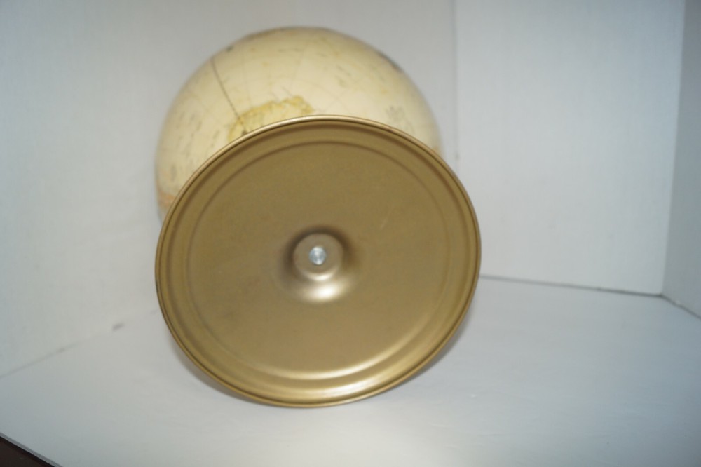 Vintage Cram's Imperial 12" World Globe EUC