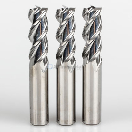 YG1 28573-3 | 3 Pcs 1/4" Alu-Power 3 Flute Regular Carbide End Mill