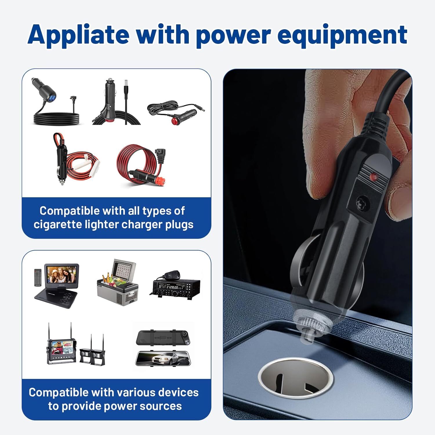 Cigarette Lighter Socket Power Outlet 56457 For Chevy Suburban 1500 2500 01-11