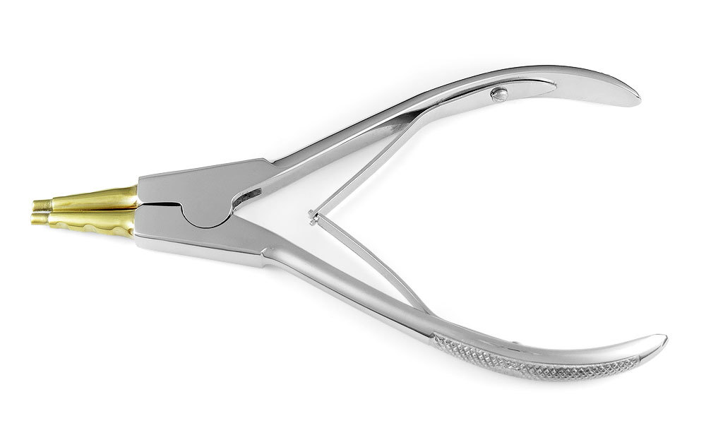 Ring Opening Pliers 6" with BRASS Tips piercing tool