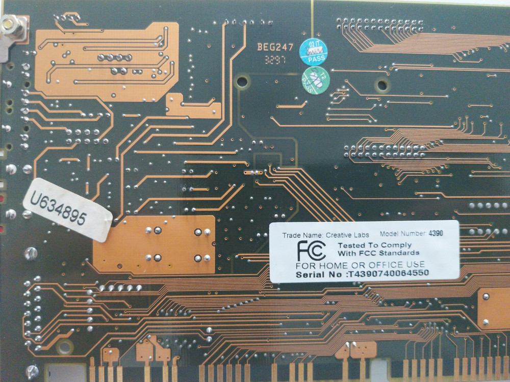 Sound Blaster AWE 64 GOLD (CT4390) -= TESTED =-