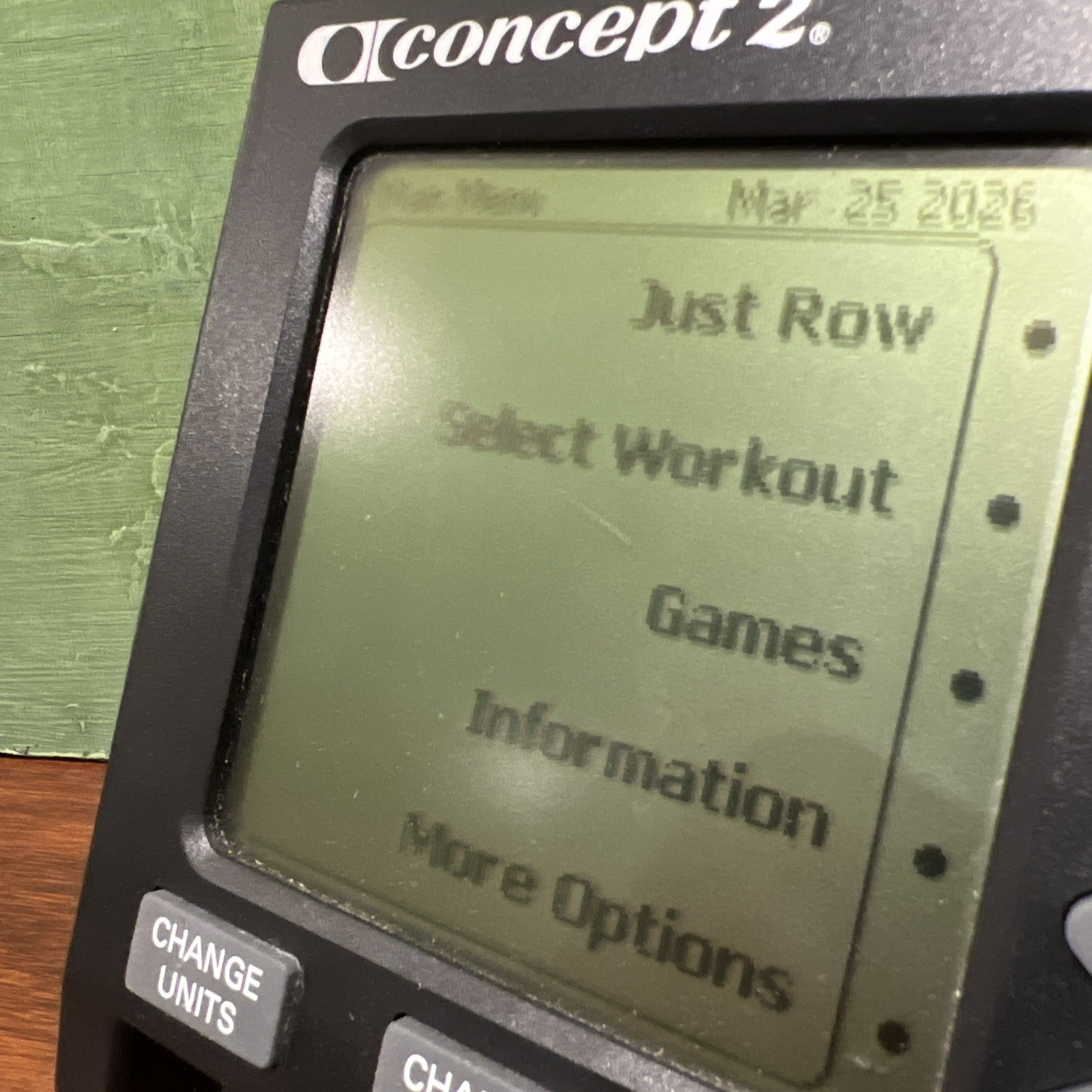 Concept2 C2 PM3 Erg Rowing Row Monitor Screen Display Concept 2