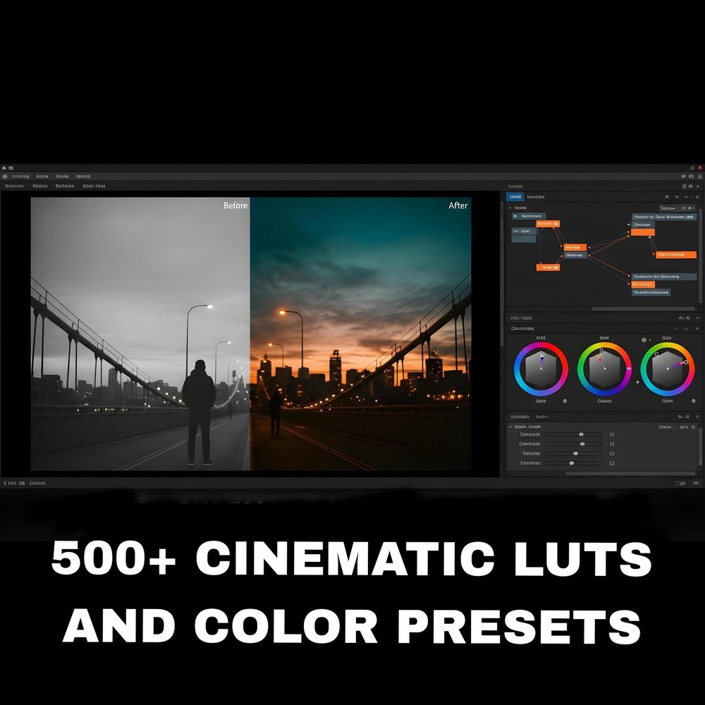 12000+ DaVinci Resolve Transitions LUTs & FX Presets