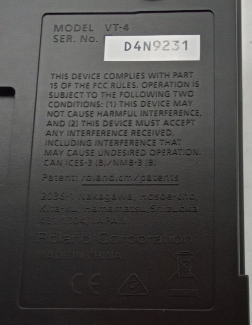 Roland VT-4 Voice Transformer & Effects Processor Auto Tune