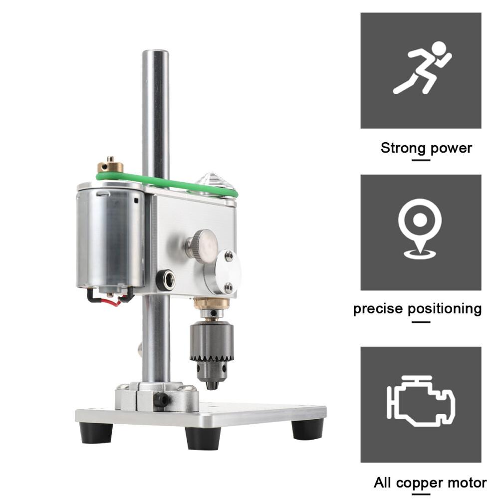 Mini Drill Press Precision CNC Table Milling Machine Portable Benchtop Driller
