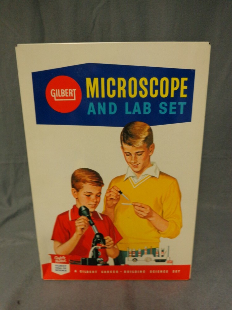 vintage Gilbert microscope and lab set no. 13094 Excellent condition