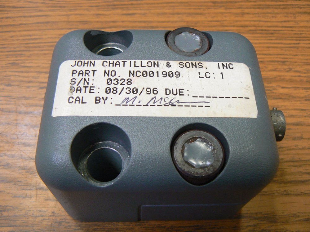CHATILLON TORQUE CALIBRATOR P/N NC001909