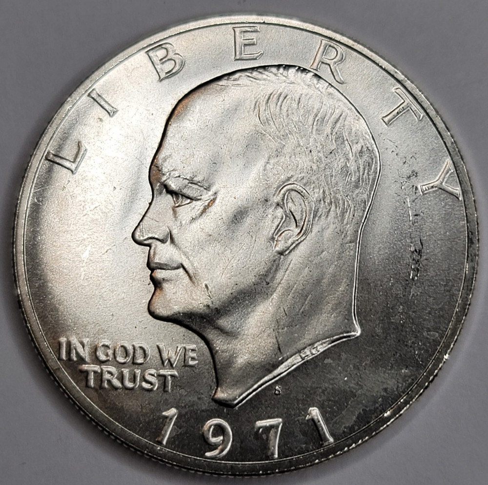 1971 S EISENHOWER 40% SILVER DOLLAR UNCIRCULATED