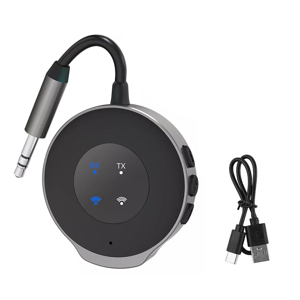 Bluetooth 5.3 Wireless Transmitter Receiver for Car Home TV Aux Audio Adapter