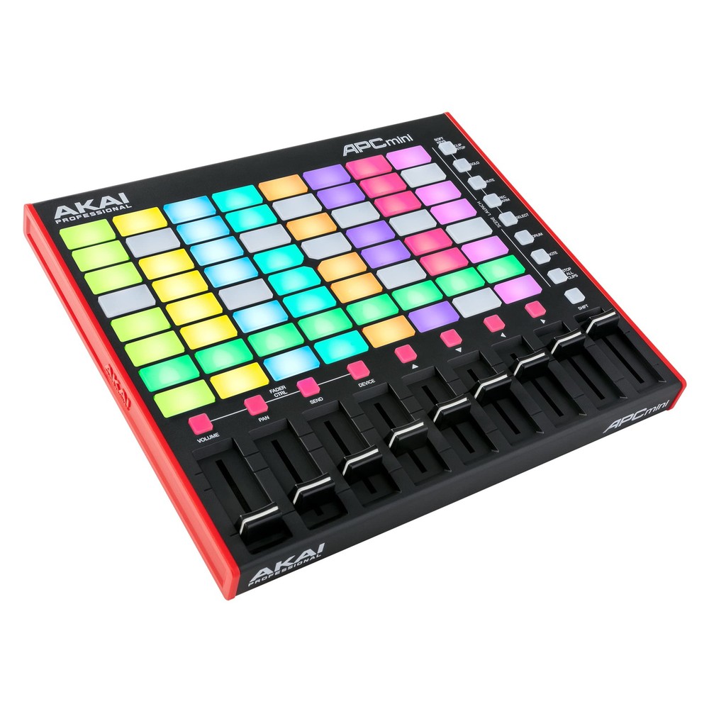 APC Mini MK2 USB MIDI Controller: 64 RGB Pads, Ableton Live Lite, Drum & Note...