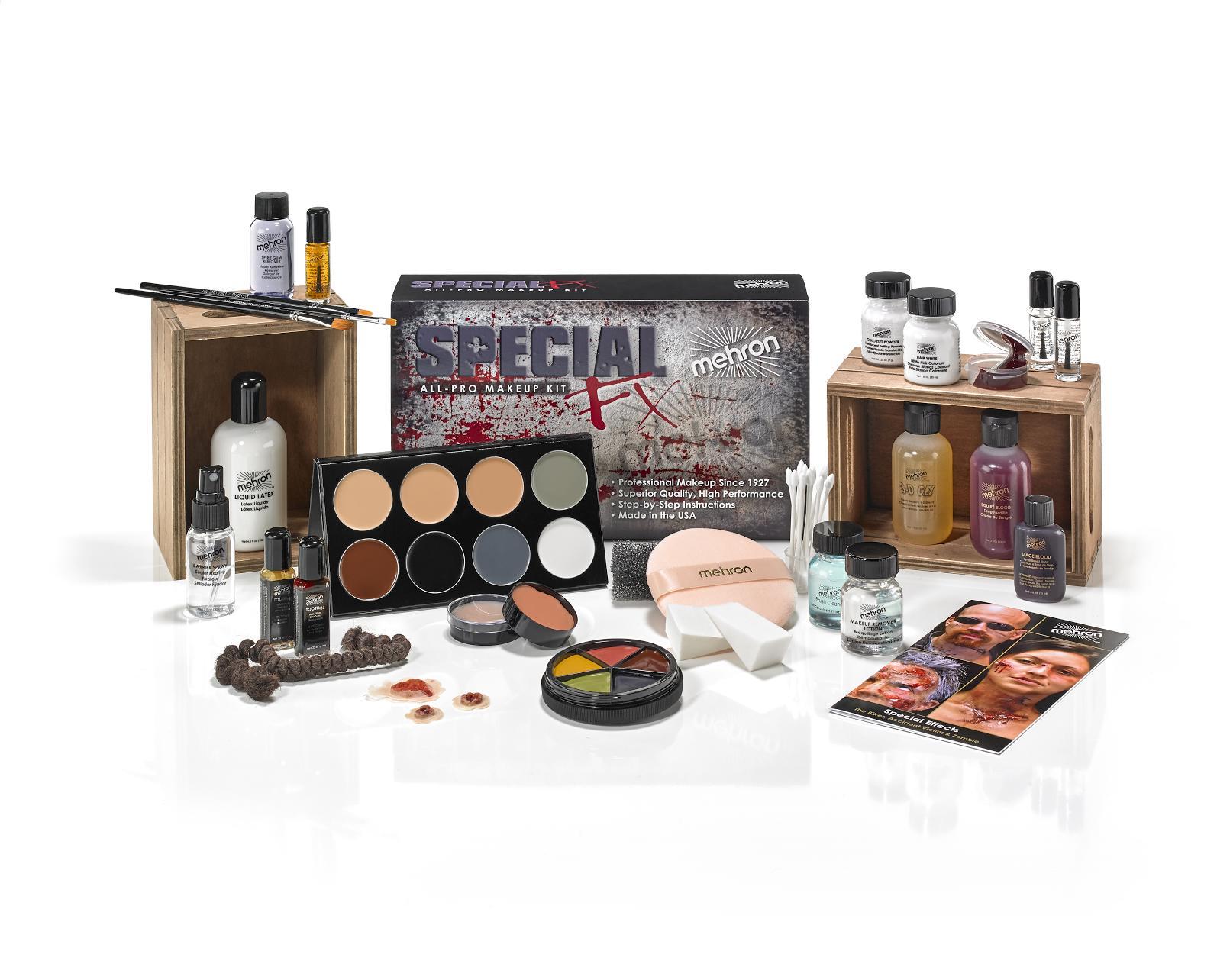 Mehron Special Effects FX Profesional Pro All-Pro Complete Makeup Kit Set!