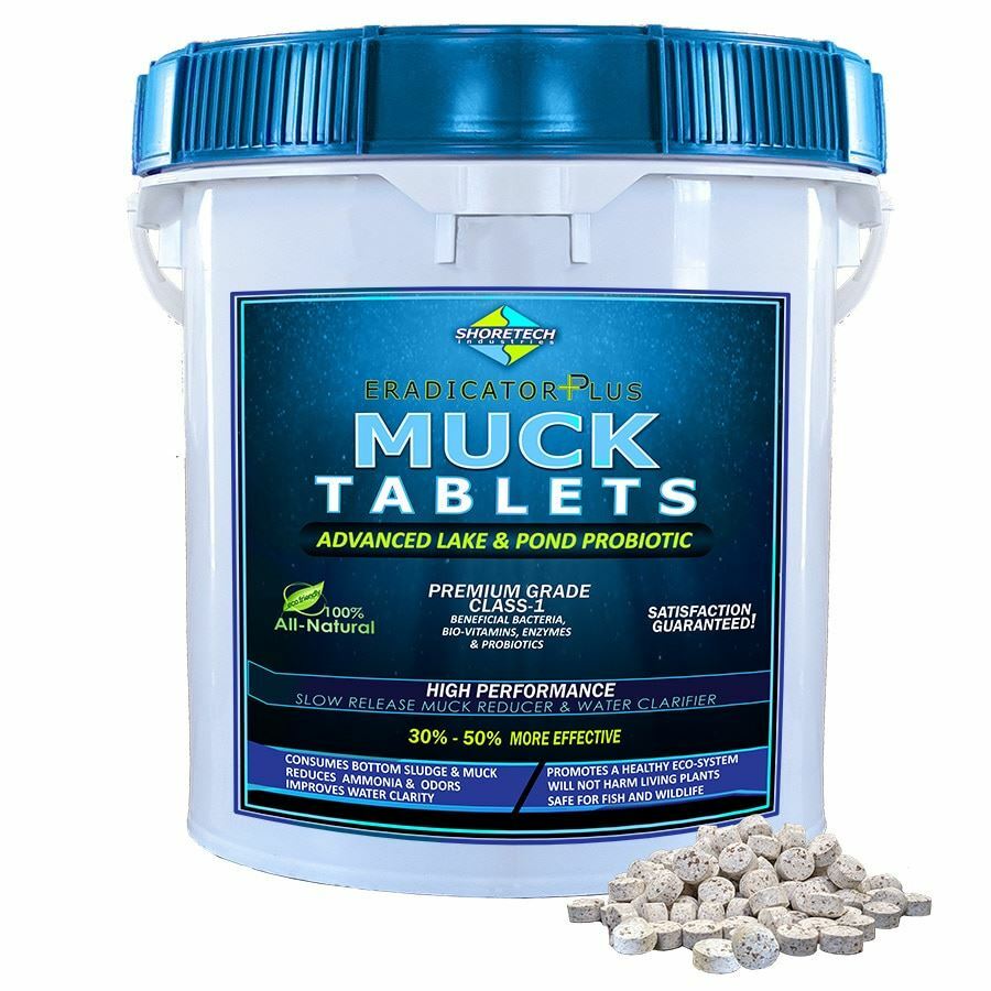 Shore-Tech Industries Lake Muck Reducer Tablets - Advanced Lake & Pond Probiotic