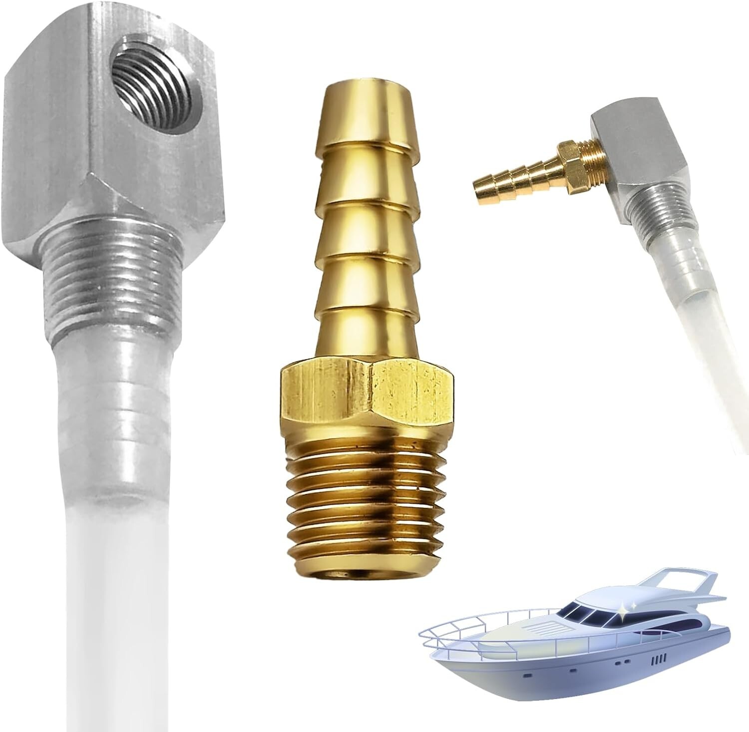 Universal 12" Marine Fuel Tank Pickup Tube with Strainer Replaces Part 7-0948