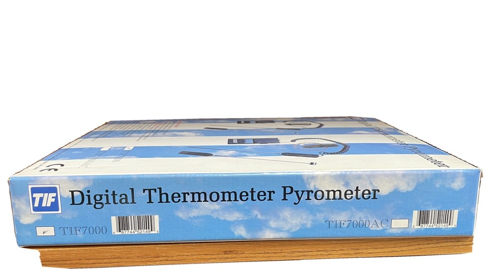 TIF 7000 Digital Thermometer Pyrometer With Standard Probes