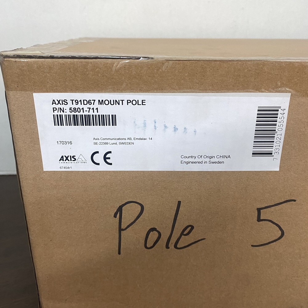 AXIS COMMUNICATIONS T91D67 Pole Mount 5801-711