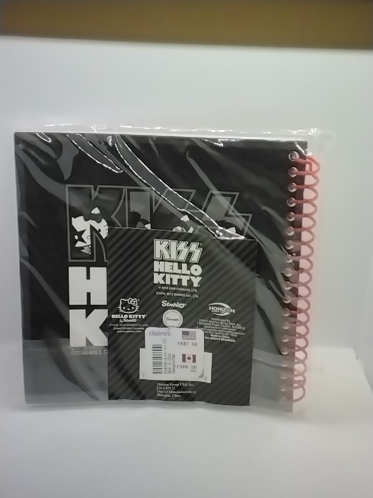 Hello Kitty Kiss Notebook Sealed Gene, Paul, Ace, Peter