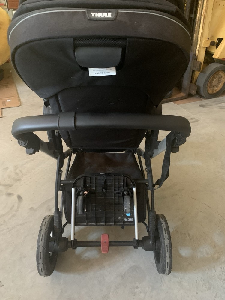 Thule Double Stroller With Tag Along Trailer