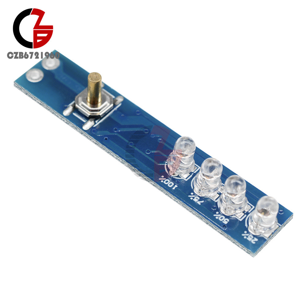 1S Li-ion Battery Capacity Indicator Module LED Display Board Power Level Panel