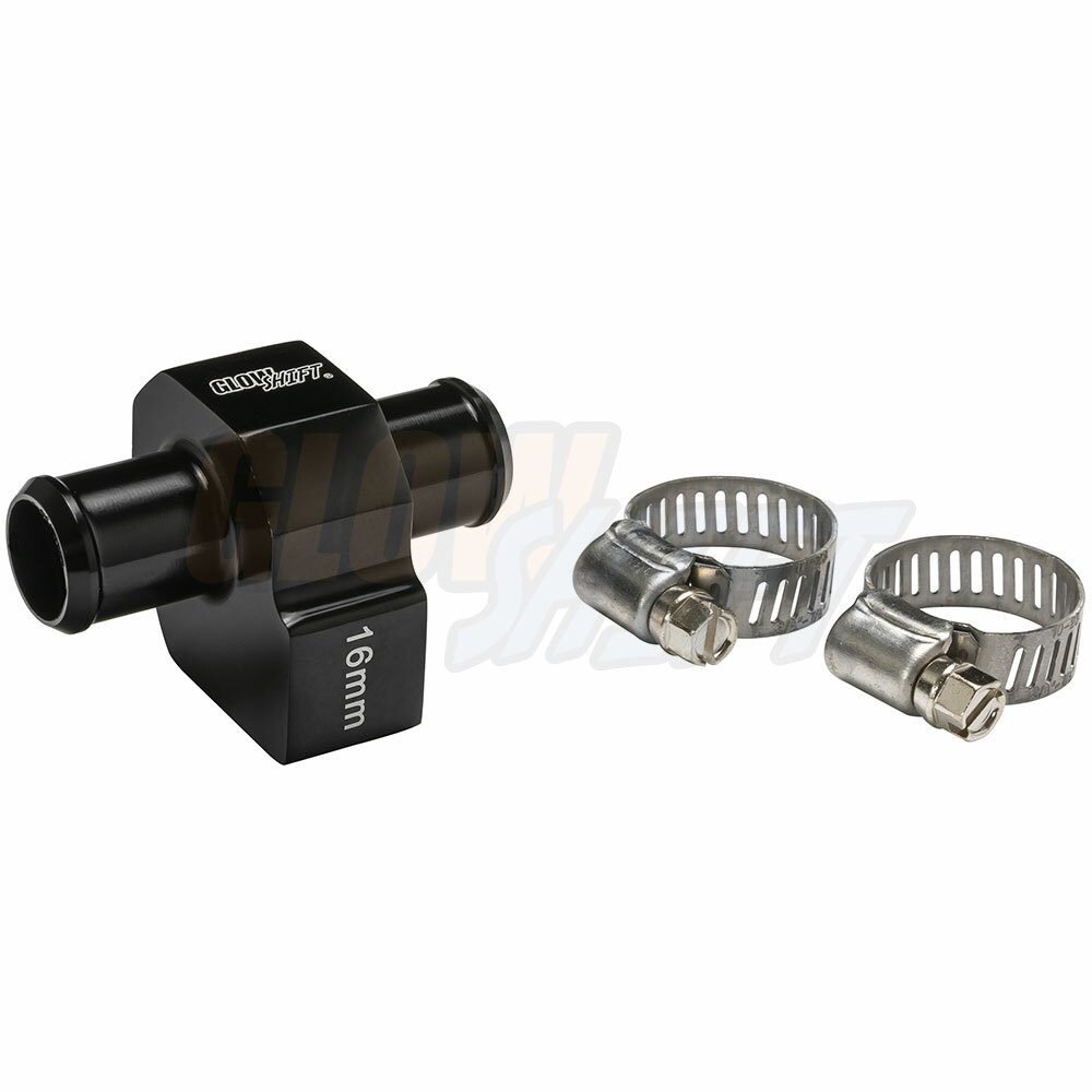 GlowShift 16mm 5/8" I.D. Water Oil Transmission Temperature Sender Hose Adapter