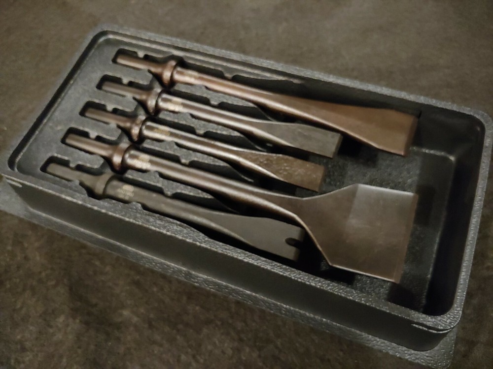 Mac Tools 5pc Air Hammer Bit Set - USA MADE