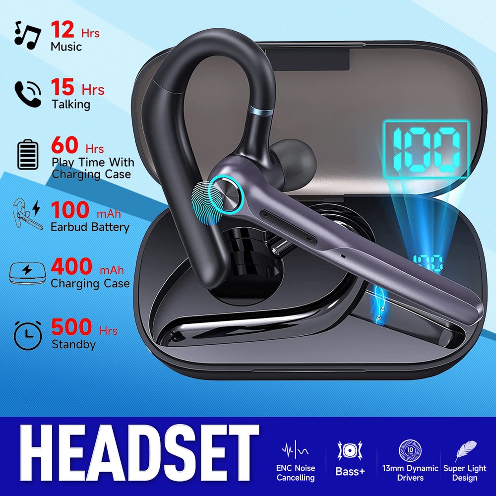 G3 Wireless Mic Bluetooth Earpiece Built-in Dual Microphone Noise Reduction