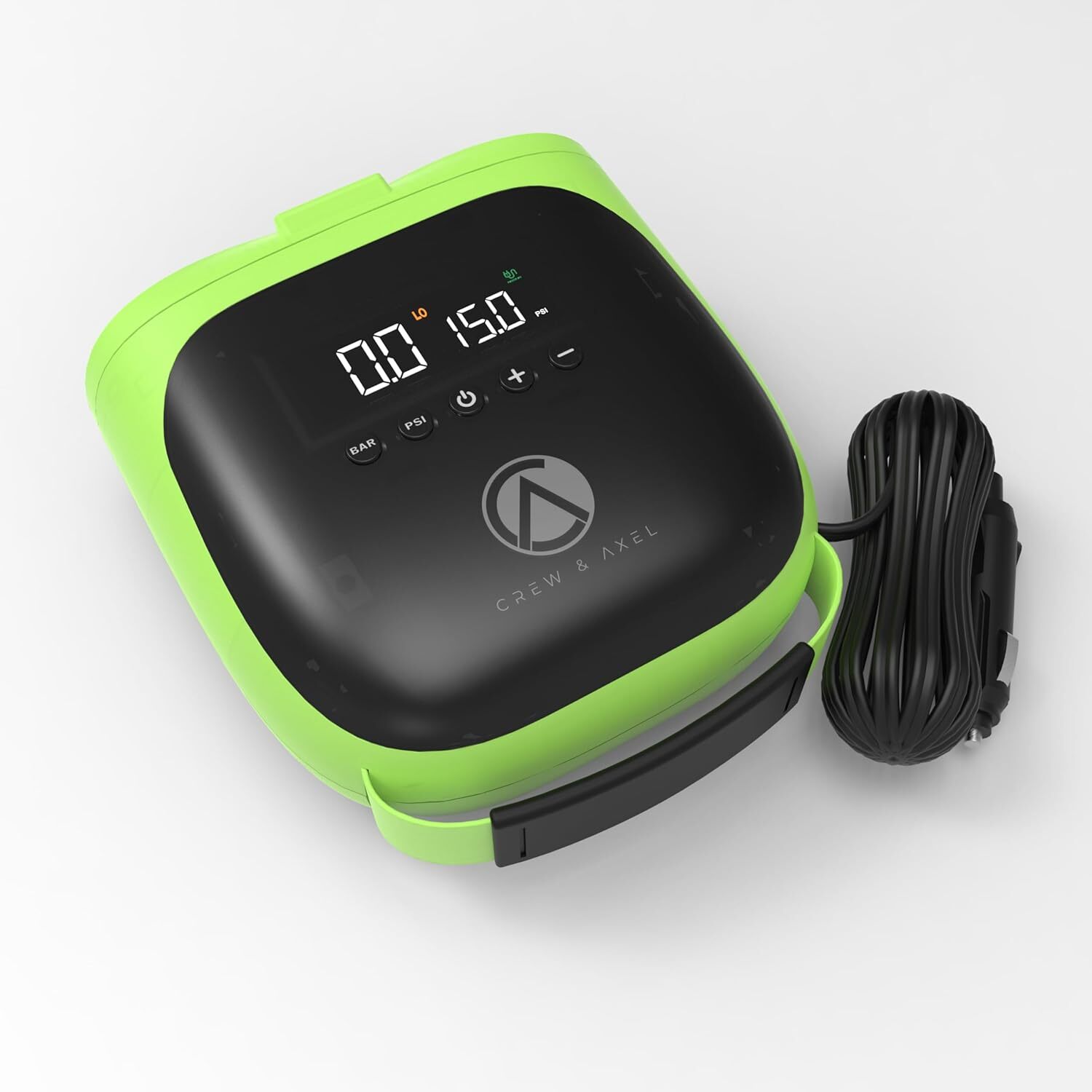 Crew & Axel 20PSI High Pressure Paddle Board Pump. Electric 12V DC Car Connector