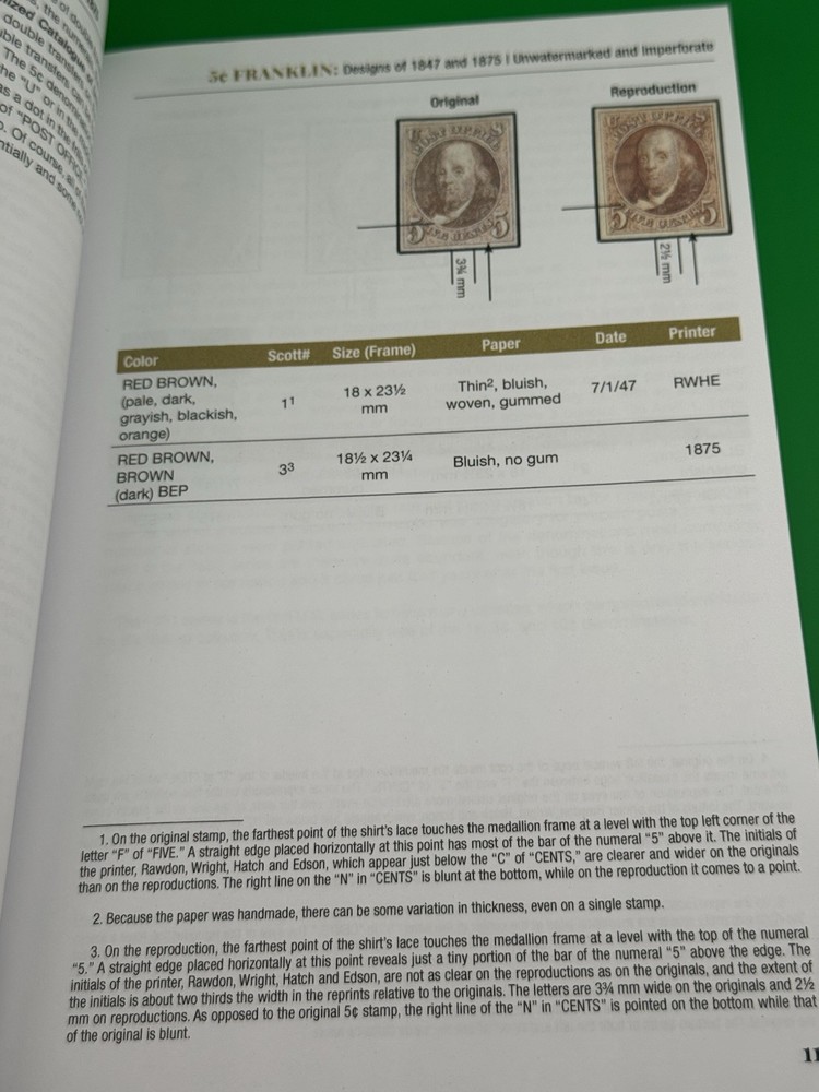 Scott Identification Guide To U. S. Stamps Regular Issues 1847-1934 7th Edition