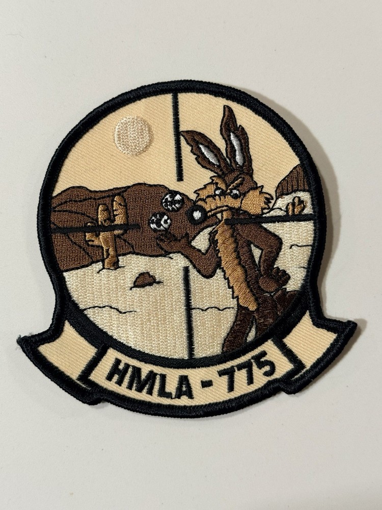 Original USMC Marine Light Attack Helicopter Squadron 775 (HMLA-775)  Patch
