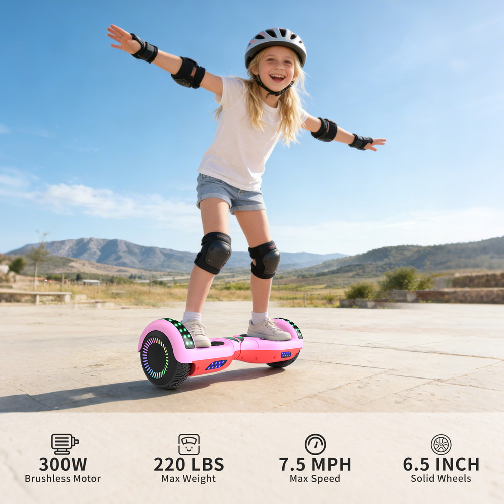 Commugo Hoverboard Electric Bluetooth Speaker Self-Balancing Scooter UL 2272