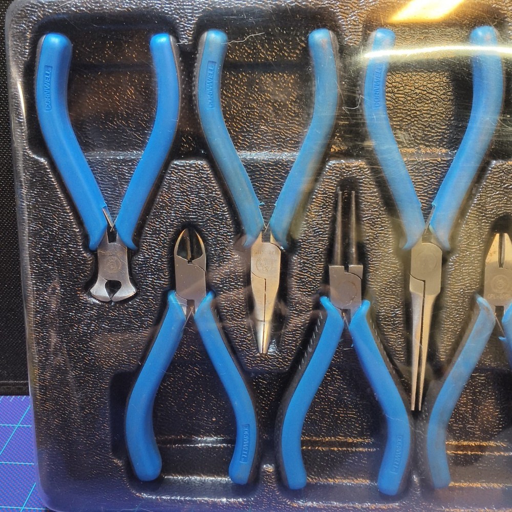 Cornwell Tools CPL311 10pc Precision Mini Pliers Set in CLASSIC BLUE