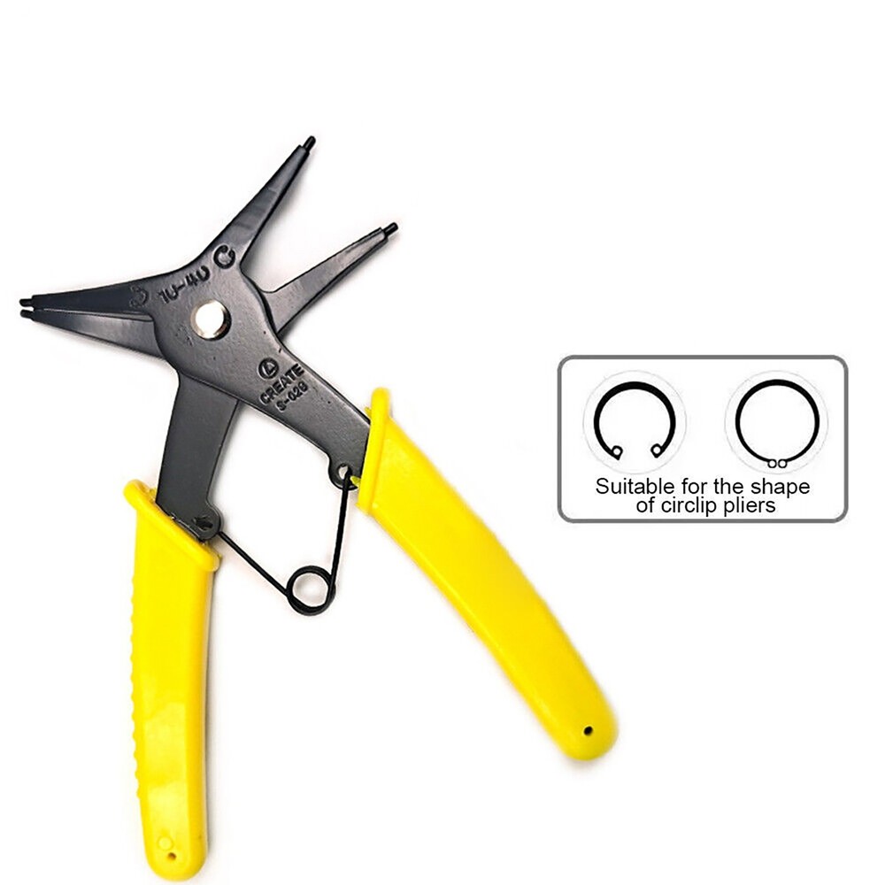Circlip Pliers Internal External 2 in 1 Snap Ring Plier Combination Spring