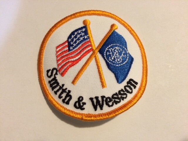 Smith & Wesson Crossed Flags logo patch