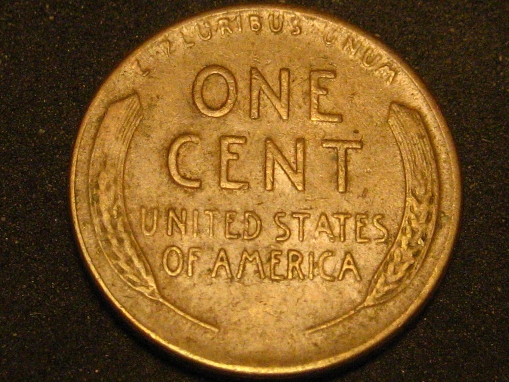 1954-S Lincoln Head Cent ERROR FILLED 9