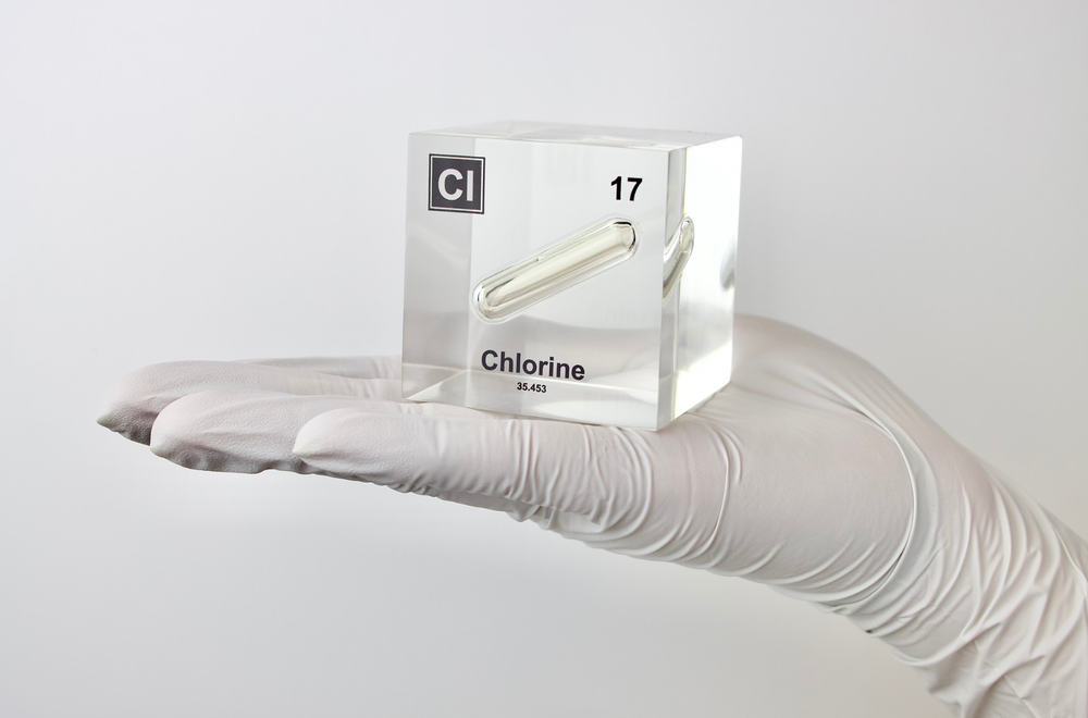 Chlorine Element Cube