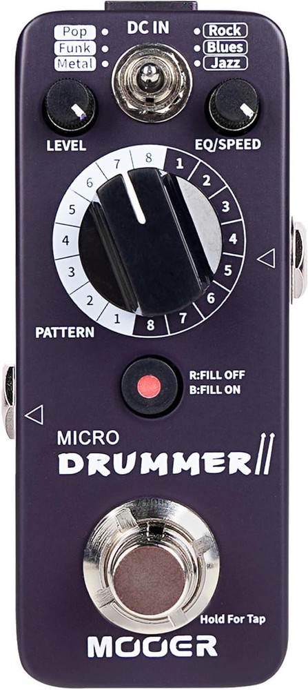 Micro Drummer Guitar Pedal Drum Machine Effect