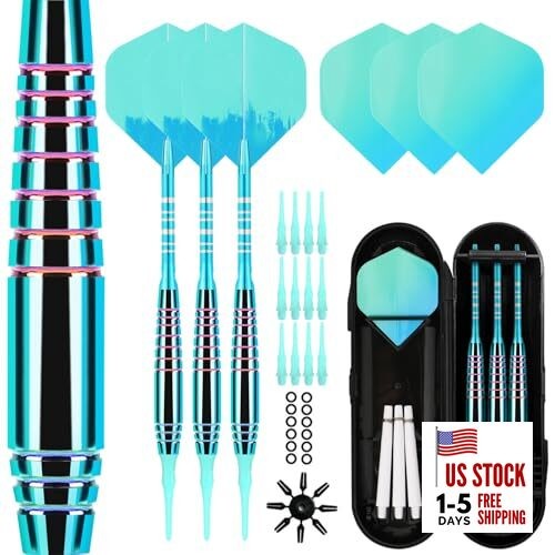 Soft Tip Darts Sets - Soft Tip Darts for Electronic Dartboard bright blue