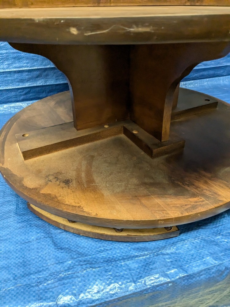 Vintage Two Tier End Table Round Side Table