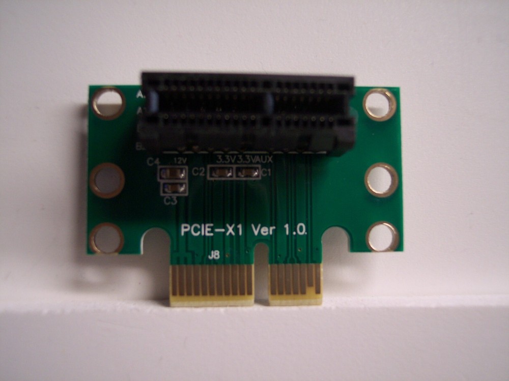 2pk PCI-E 1X Adapter Fit for Graphics Riser Card Replacement