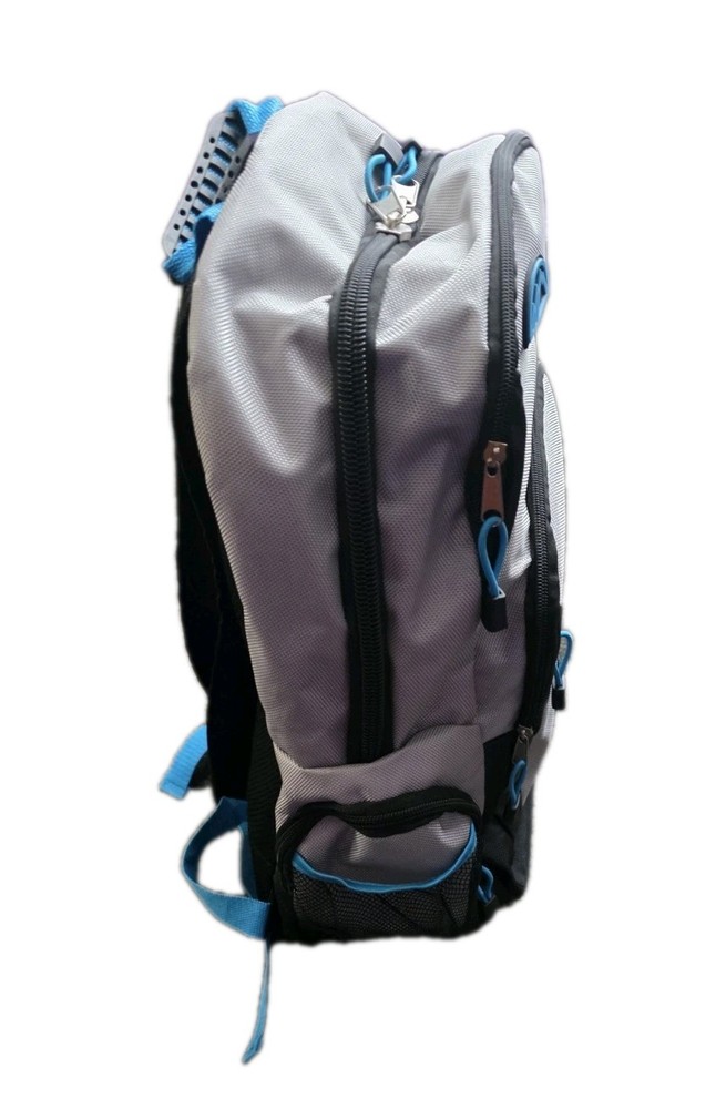 Mountain Edge 19” Padded backpack NWT Black/Grey/Blue 💥Multiple Storage Pockets