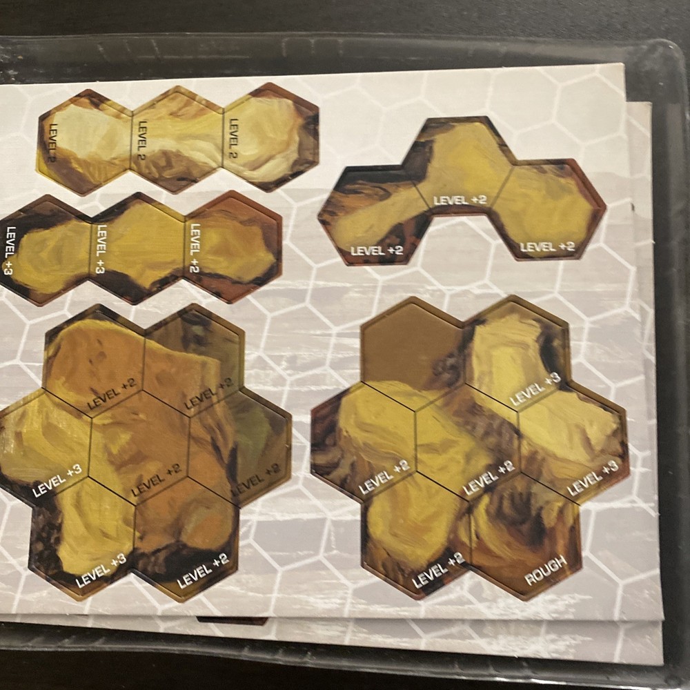 Battletech Hexpack Mountains and Canyons VG