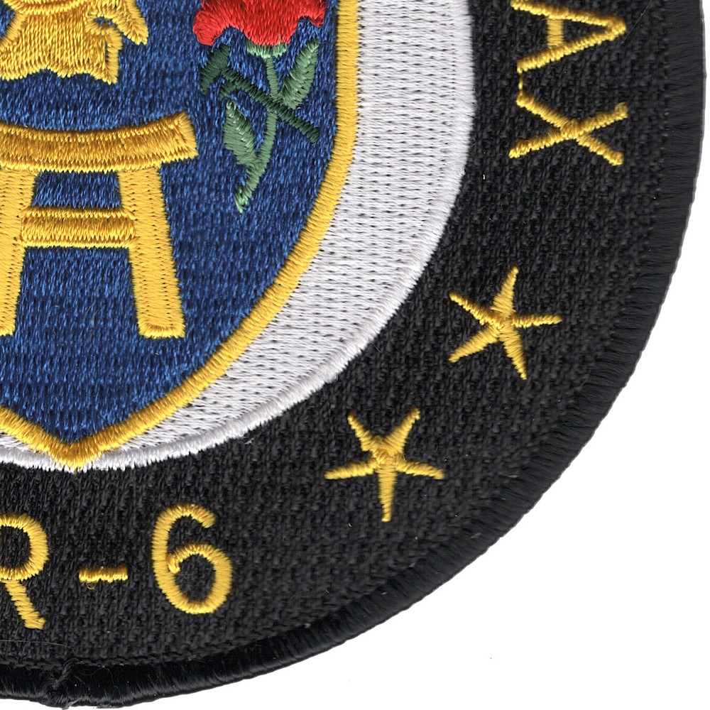 AR-6 USS Ajax Auxiliary Repair Tender Ship Patch - Version B