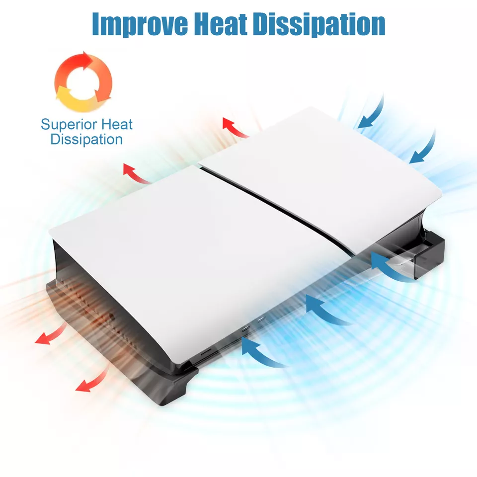 Horizontal Stand Space Saving Display Holder for PS5 Slim Disc / Digital Edition
