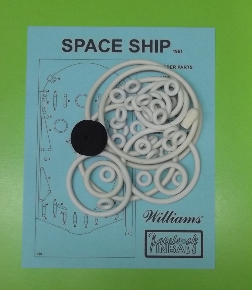 1961 Williams Space Ship pinball rubber ring kit