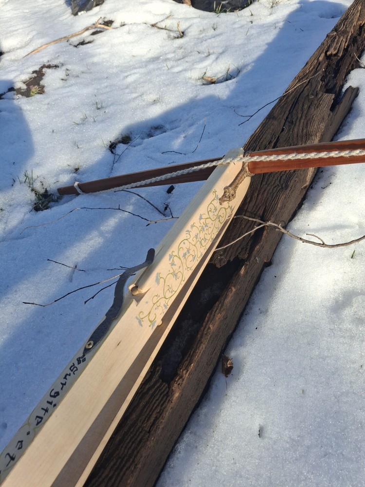 Light Medieval Crossbow -Hand-Painted-