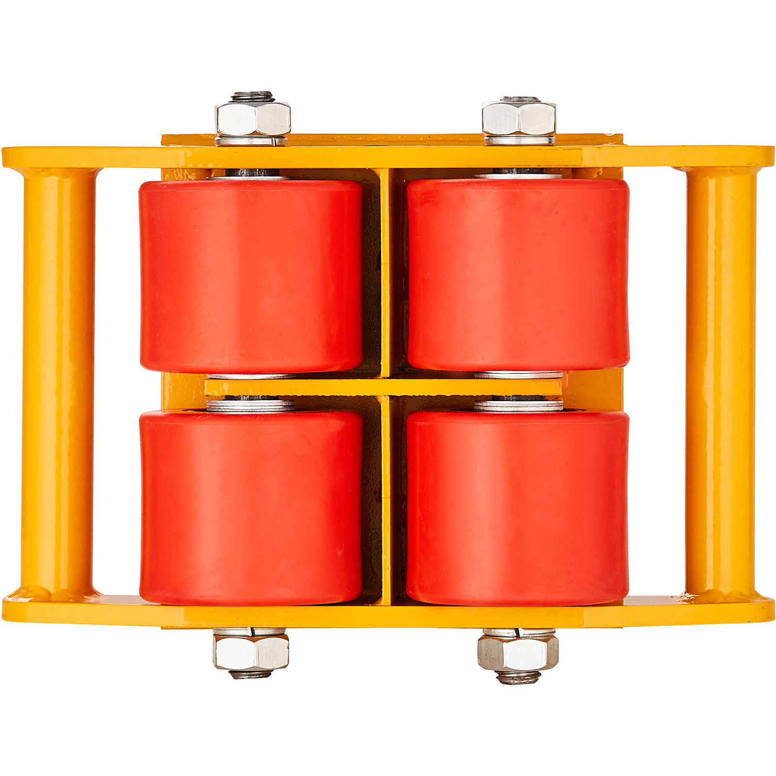 4PCS 17637LBS/8T Machinery Skate Dolly Machinery Mover Loading 4 PU Wheels