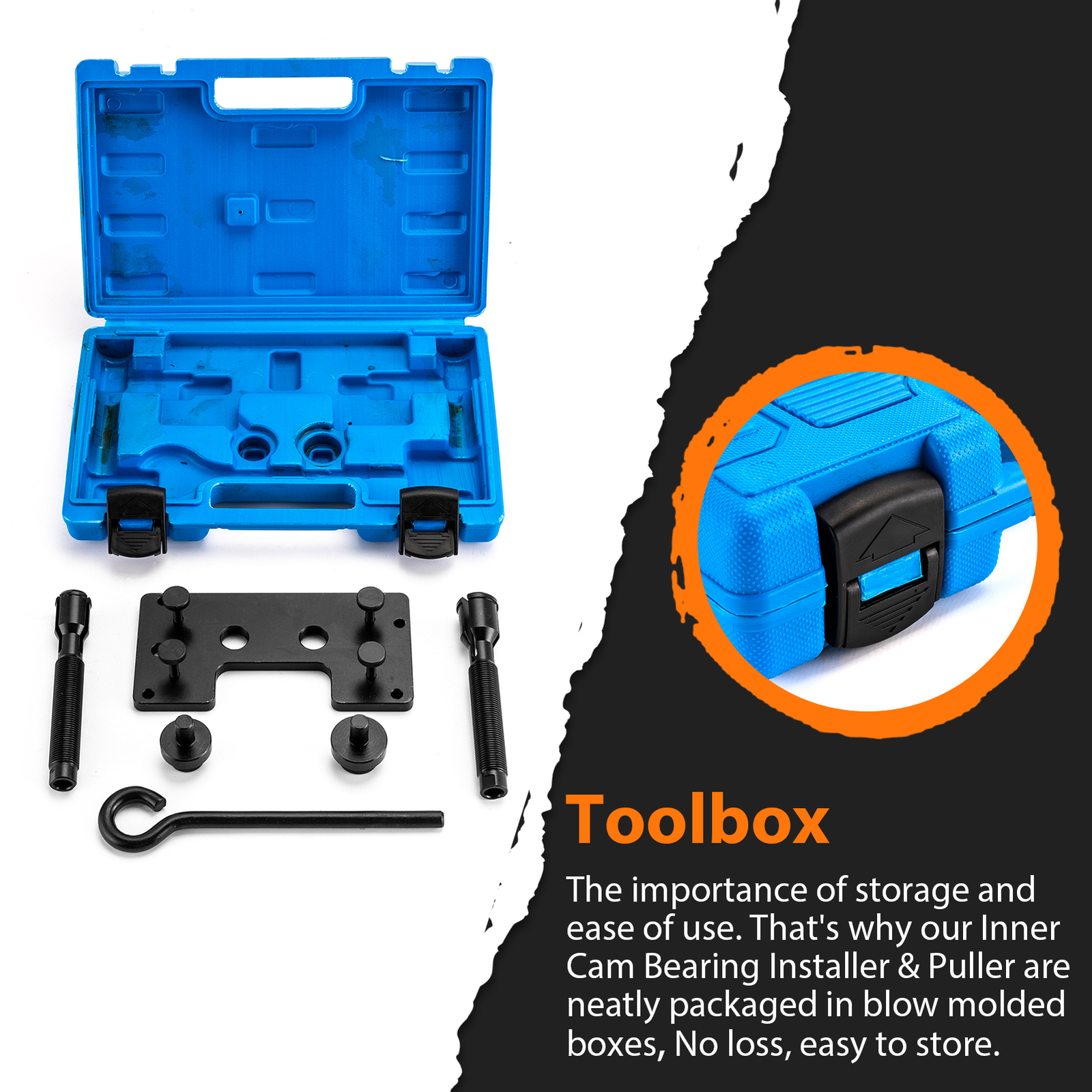 Steel Inner Cam Bearing Installer Puller Tool for Harley Twin Cam 88/96/103/110