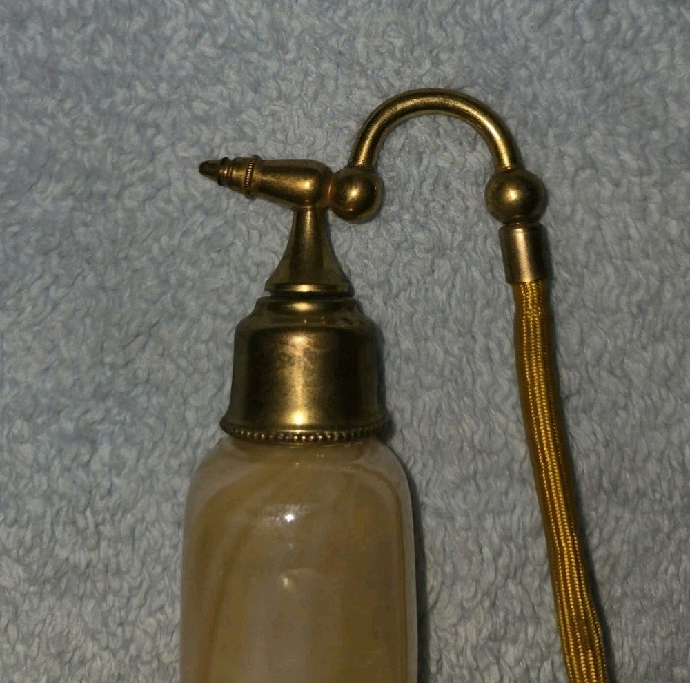 Antique DeVilbiss Atomizer Perfume Bottle, Art Nouveau/ Deco Unsigned. 1920s