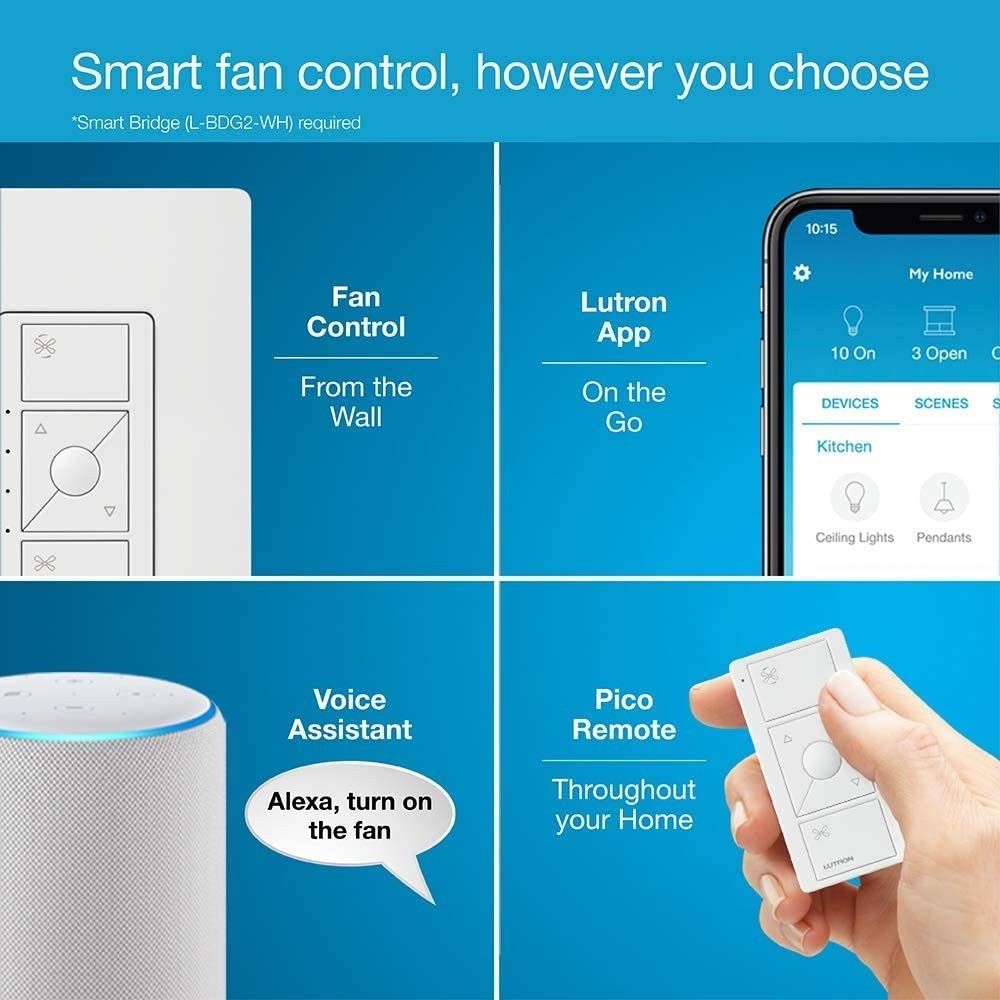 Wireless Ceiling Fan Speed Control - Alexa Integration