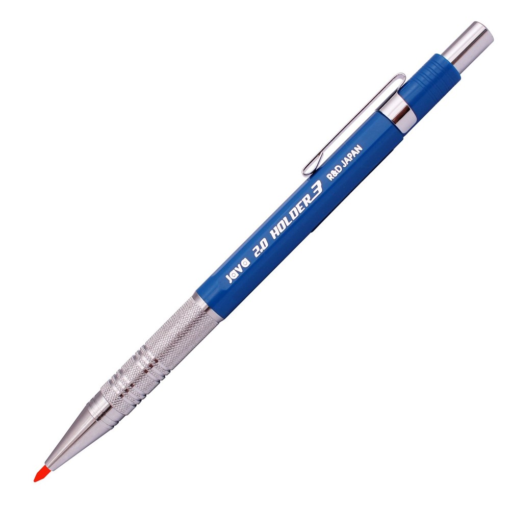 3 PCS Java Pen 2.0 mm Lead Holder Pen Mechanical Pencil for Draft Drawing